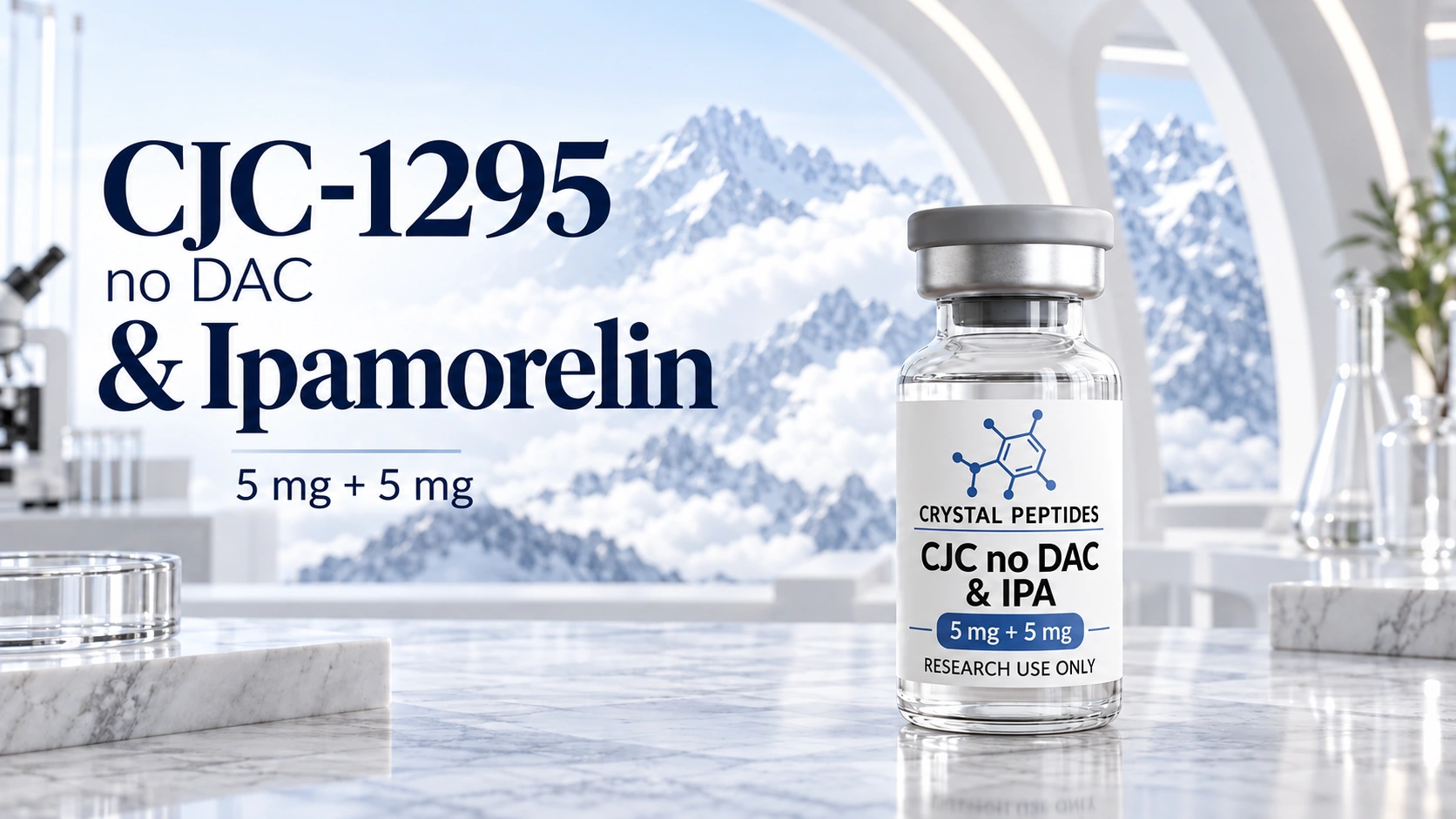 CJC-1295 ja ipamoreliini: kaksi reittiä, ei yhtä osoitettua yhdistelmää